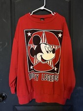 Vintage Mickey Mouse Disney Sweatshirt Crewneck Size 3X Cartoon