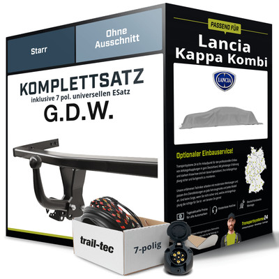 Anhängerkupplung starr für LANCIA Kappa Kombi +E-Satz NEU AHK