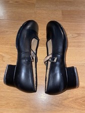 Girls Size 1 1/2 Bloch Black Balet Tap Dance Shoes