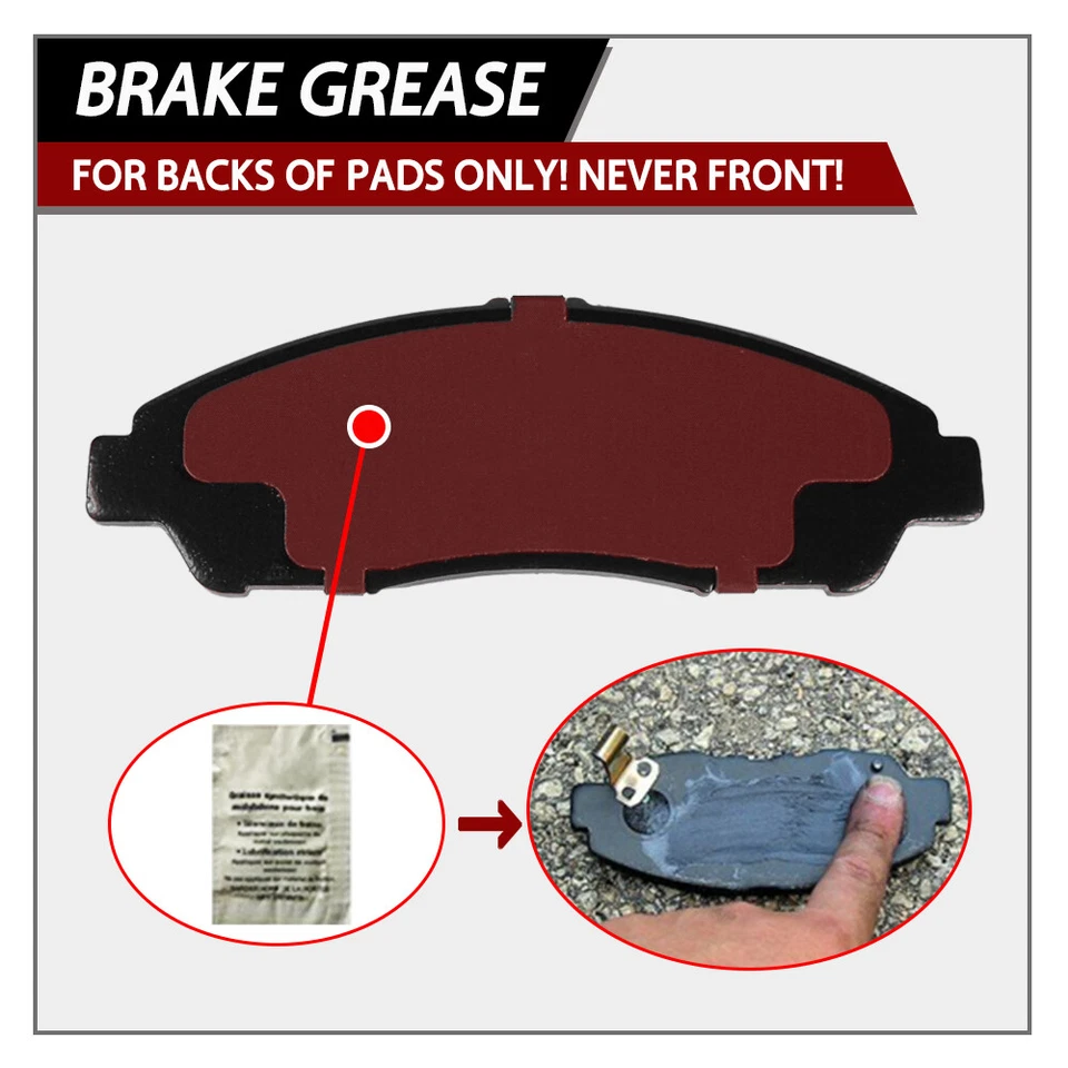 Pastilhas de freio dianteiras e traseiras de cerâmica para 2007-2011 Honda CR-V, para 2012-2016 AWD CR-V - Imagem 3 de 4