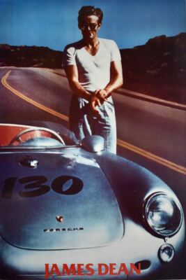 James Dean Next to Porsche Poster 22 x 32.5 | eBay