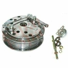 For Royal Enfield Norton Twin Leading Shoe 7'' Front Brake Drum Hub Assey