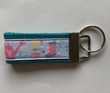 Garden Landscaping Flowers Key Chain Key Ring Key Fob Free Ship Made in USA