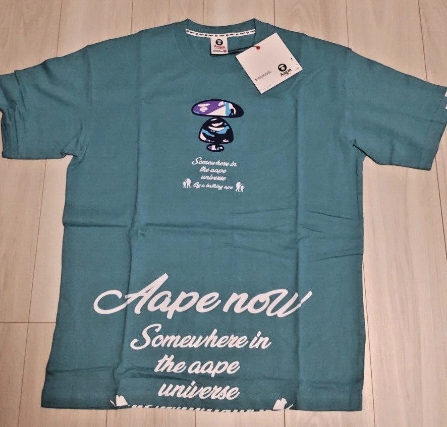 A Bathing Ape AAPE TEE green L size from Japan