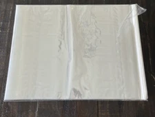 100 Clear 16 x 20 Flat Poly Bags Resealable Plastic Packing 1.5 MIL thick