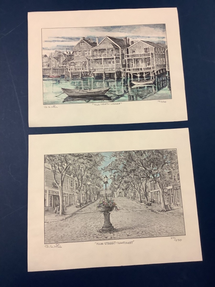 2 G.S. Hill Signed Lithographs 2 G.S. Hill Signed Lithographs