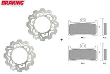 KIT 2 DISCHI FRENO ANTERIORI MARGHERITA BRAKING YAMAHA 500 TMAX 2008 - 2011