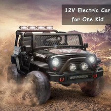 12V Kids Ride On Truck Electric Vehicle JeepToy w/ Remote Control 2 Seater Car