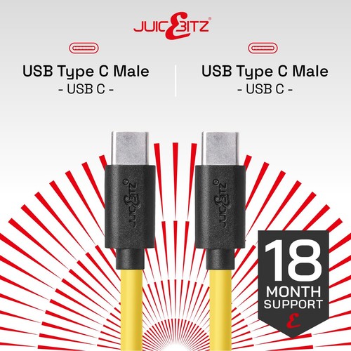 JuicEBitz® USB typu C Kabel do szybkiej ładowarki do iPhone 15 16e iPad Air, iPad Pro - Zdjęcie 18 z 81