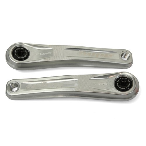 Hope E-Bike Crankset 155mm Crank Arms Standard Offset Bosch - Silver - Brand New