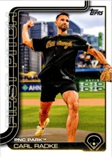 2025 Topps First Pitch Carl Radke FP-6 Pittsburgh Pirates Insert Free Ship