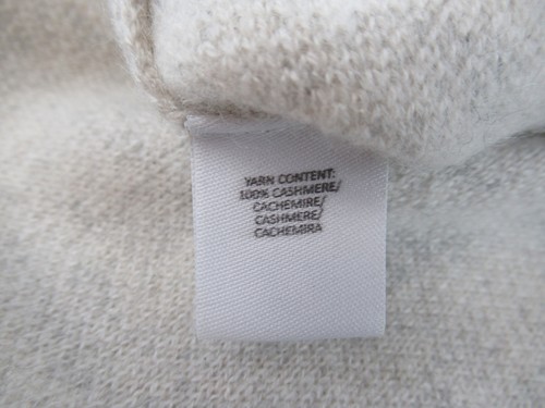 Derek Lam 100% Cashmere Black & Grey Sweater Women's Size M #H203 - Picture 6 of 7
