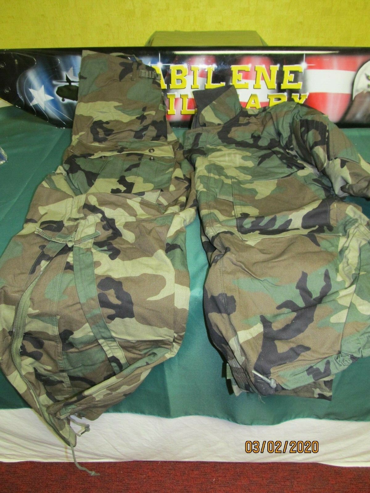 Military Surplus Chemical Suit Woodland BDU Hazmat Small PPE Used eBay