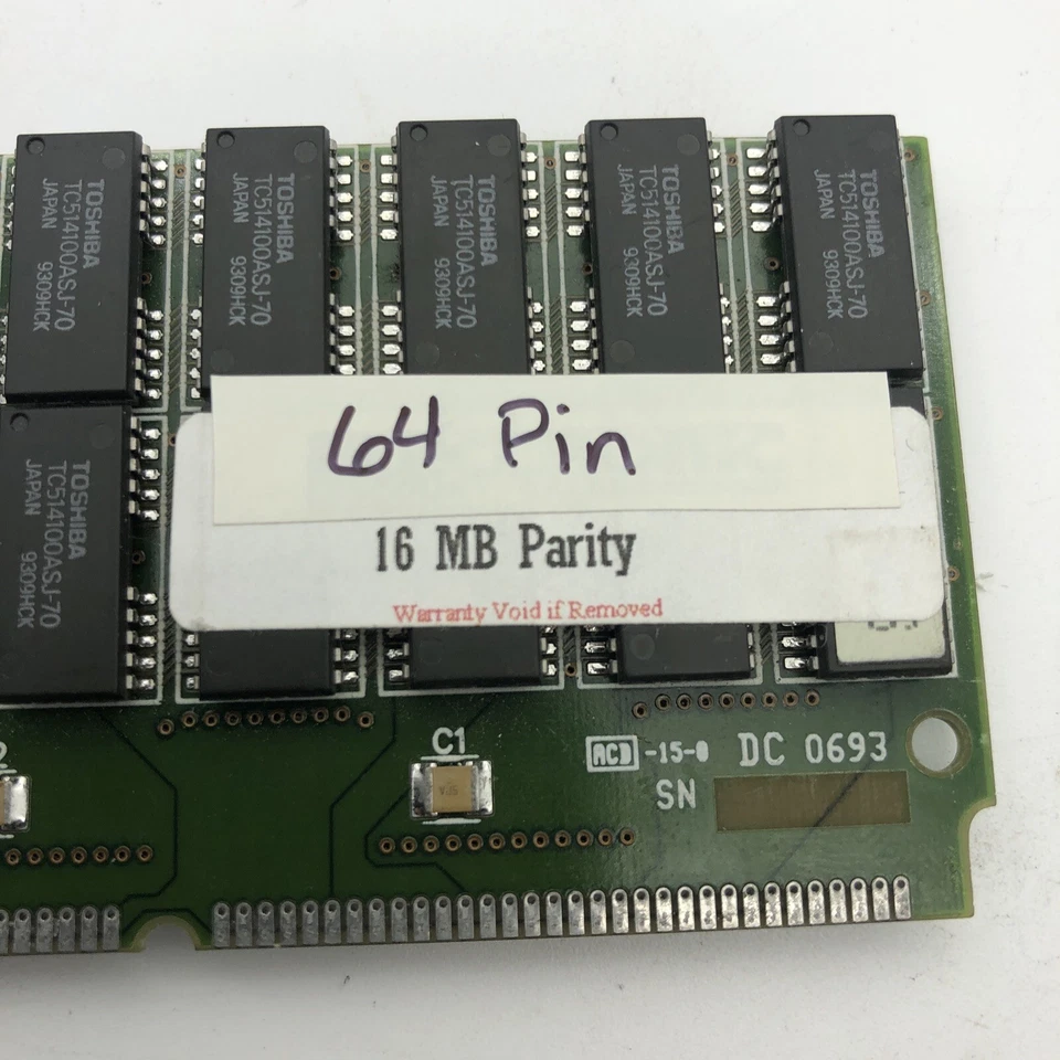 16MB 64Pin AST Commodore Amiga Fast Page FPM MEMORY 70NS Vintage Rare SIMM DT71 - Image 3 of 4