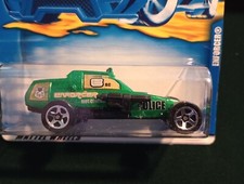 Hot Wheels 2001 Metallic Green Enforcer #150 Mattel 5SP WHEELS 50026 Mainline