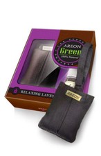 AREON Green I 100 Natural Car Home Perfume/Air Freshener I Relaxing Lavender