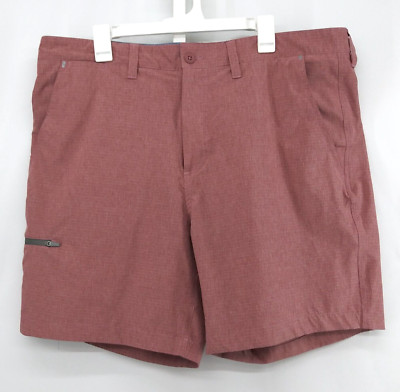 Flag & Anthem Shorts Mens Size 40 Pink Salmon Side Pocket