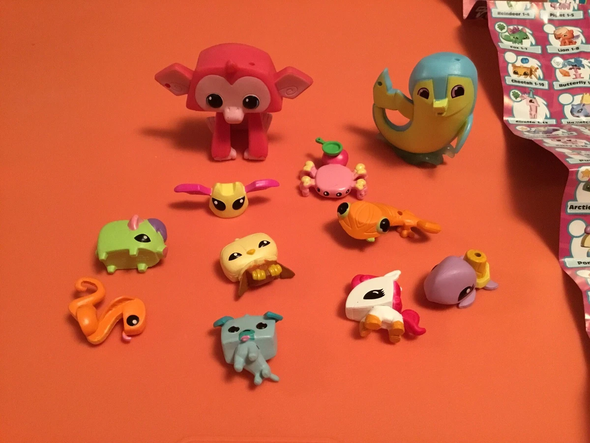 Animal Jam Figure Toy Dolphin and Monkey Figures 9 Pets