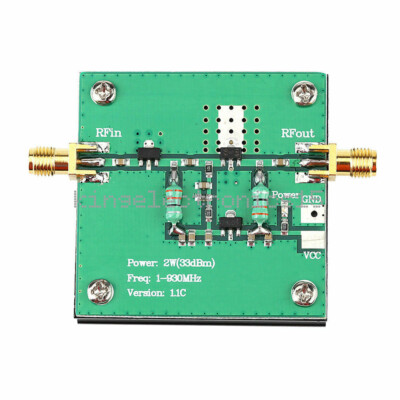 NEW 1-930MHz 2W RF Broadband Power Amplifier for Radio Transmission FM HF VHF
