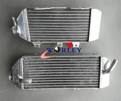 FOR KAWASAKI KX250F KX 250 F KXF250 2017-2018 17 aluminum radiator + BLACK HOSE - Picture 7 of 12