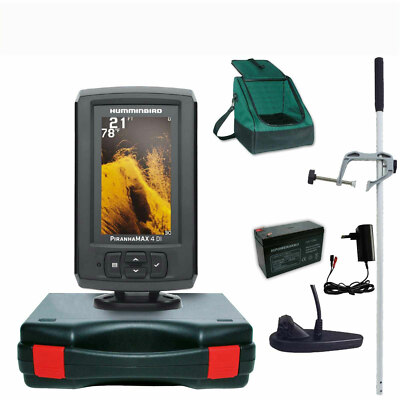 Humminbird Echolot Portabel Master Plus Komplett - PiranhaMax 4 DI Down Imaging