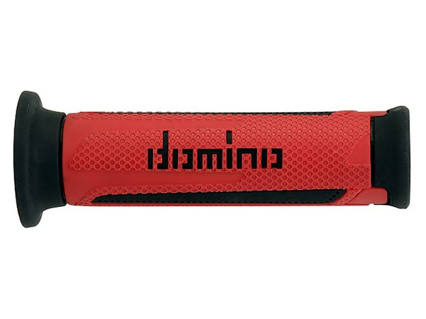 Paar Handgriffe Domino Universal Motorrad Tourismus Rot-Schwarz 120MM-image