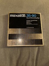 Maxell UD 35-90 Sound Recording, 7" 1800 Ft Used as Blank Pre Recorded