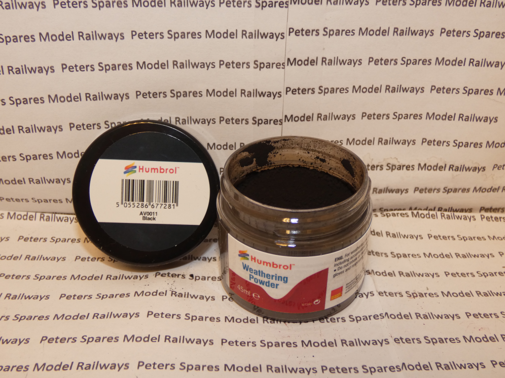 Humbrol AV0011 Weathering Powder Black 45ml