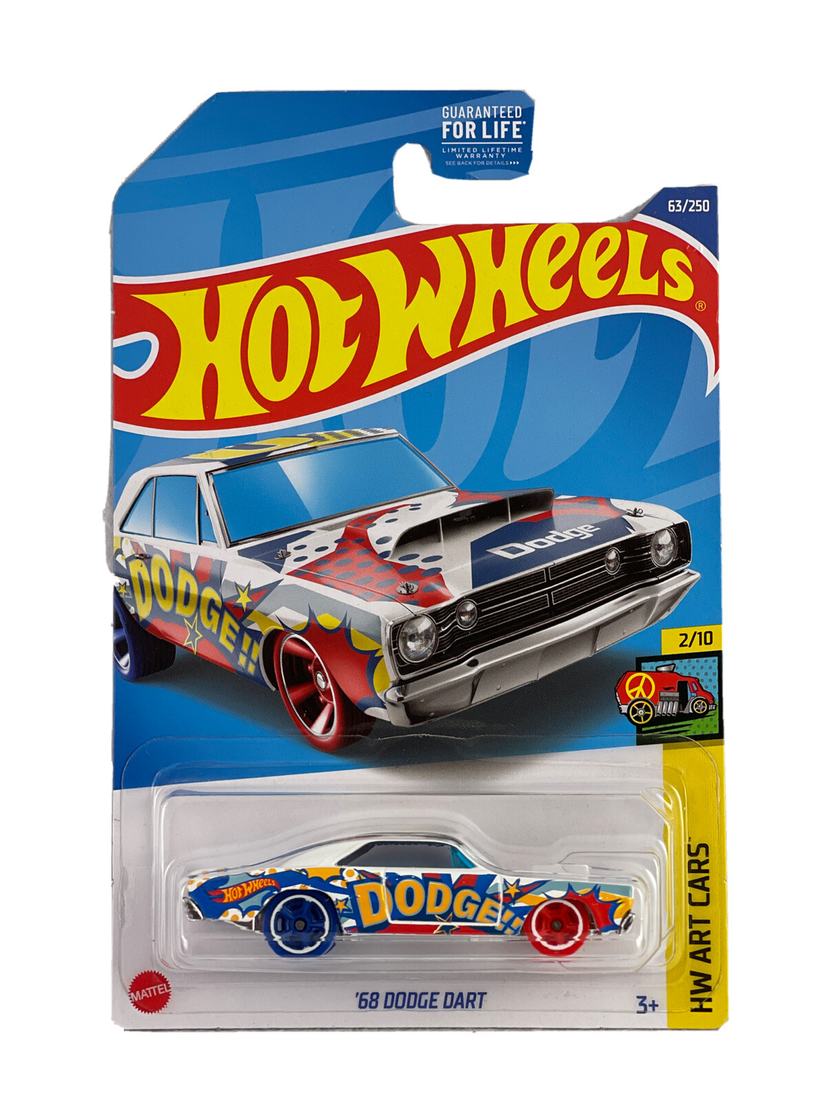 Hot Wheels 2022 HW Art Cars 2/10 ‘68 White Dodge Dart