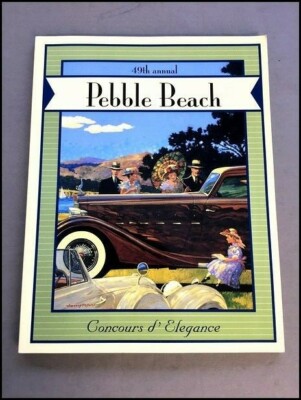 1999 49th Pebble Beach Concours d'Elegance Auto Show Car Program Guide