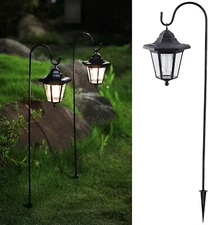 Dynaming 2 Pack Solar Hanging Lights Outdoor Solar Powered Garden Decorative