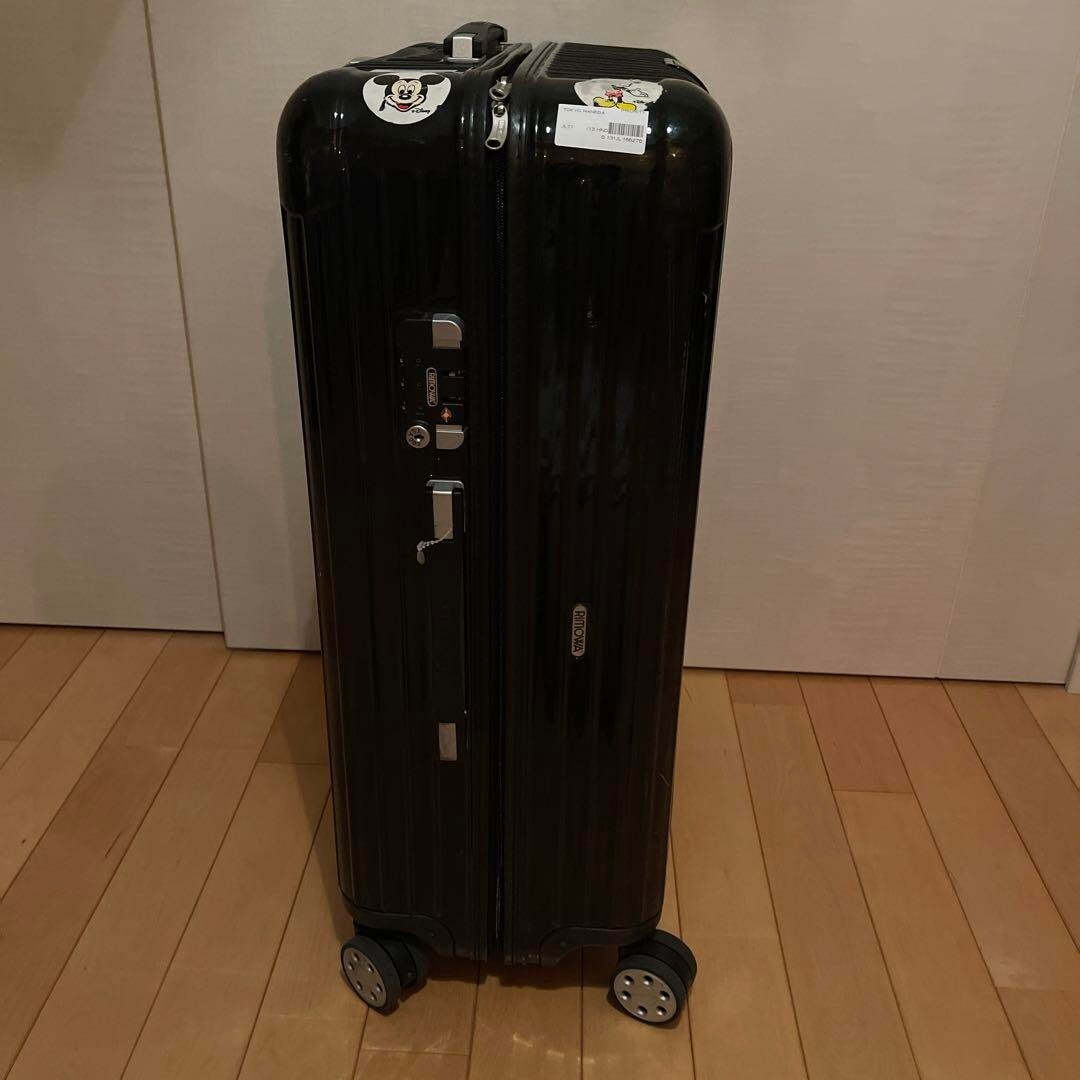 Rimowa Salsa Deluxe 82L Black 4-wheels Carry Case Suitcase Travel