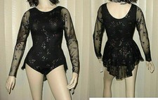 Adult Medium FAIRYTALE Lyrical Dance Costume Dress Ice Skating Ballet Metallics