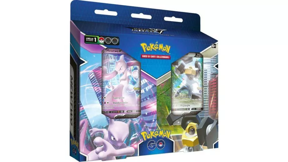 Pokemon Go Mewtwo V Battle Deck and Melmetal V Battle Deck