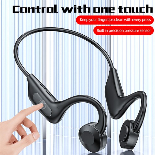 Wireless Earphone Sport Bluetooth Headsets with Mic Bone Conduction Headphone - Photo 7 sur 15