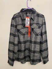 Colorado Clothing Men  s Plaid Flannel Shirt Black /Gray, Size M