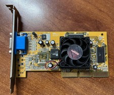 Vintage InnoVISION AGP Video Card TNT2 M64-VANTA 16MB VGA 3DMark TESTED 