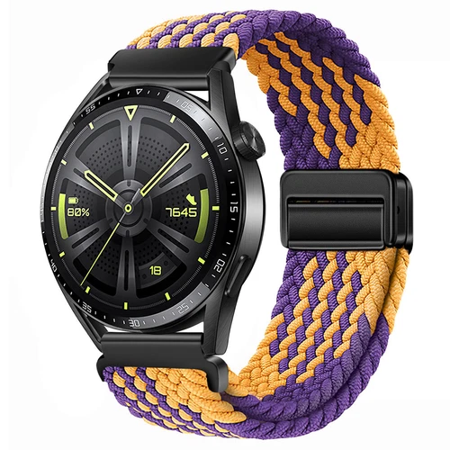 Correa de reloj de pulsera magnética de nailon trenzado de 18 mm 20 mm 22 mm correa de liberación rápida - Imagen 106 de 169