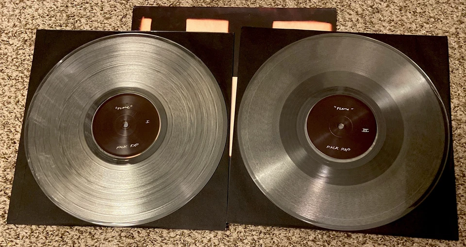 CITIES AVIV Immortal Flame 2LP Clear Vinyl Glass Specs Edition /100 Fxck Rxp NEW - Image 3 of 4