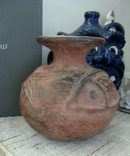 Pre-Columbian Chorrera Ecuador or Nicoya Double Fish Pottery Effigy Vessel 5.5"H - Picture 10 of 24