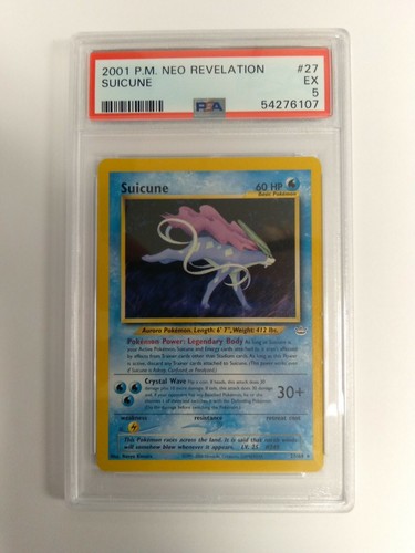 Suicune (Unlimited) graded PSA 5 for sale on eBay