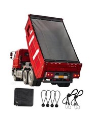 Dump Truck Mesh Tarp 6.6'x18' Vinyl Coated Dump Trailer Tarp 18oz Dump Truck