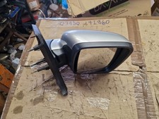 Renault Trafic 2014-2022 Door Wing Mirror Electric Silver Drivers side R/H