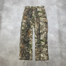 Cabela's Real Tree Cargo Trousers Womens 26" Camouflage Hunting Trousers, Green