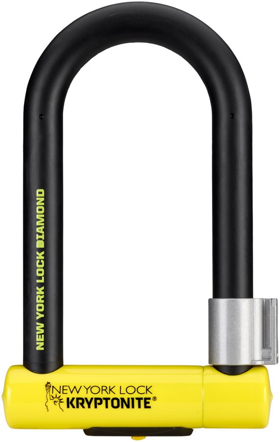 (New) Kryptonite New York Diamond Standard U-Lock 26mm Shackle 204x95mm Yellow (359.95 USD)