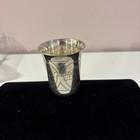 ANTIQUE SIGNED  C.O 1896 RUSSIAN 84 STERLING SILVER VODKA SHOT/KIDDISH CUP — photo 3