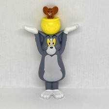 Tom Jerry 2024 Burger King Tom Seeing Stars Spinning 4" Toy Figure Cartoon A2