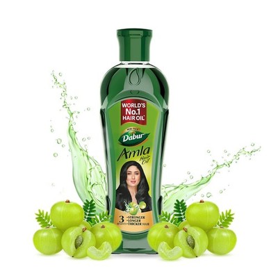 Dabur Amla Hair oil for Stronger, Longer and Thicker Hair