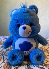 RARE Care Bears Grumpy Bear Plush Just Play 2017 13.5 Inches