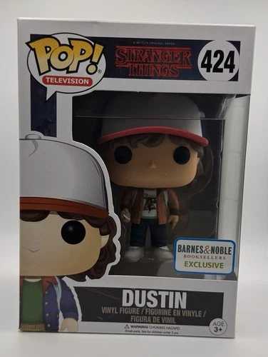 Funko Pop! Television Stranger Things Dustin #424 Barnes And Noble Exclusive